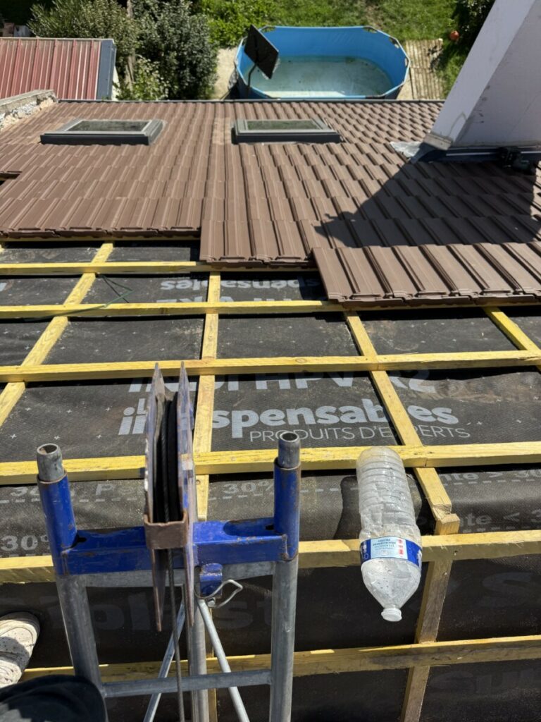 Rénovation toiture maison 91 Savigny sur Orge par Charles Couverture 91 - 130 m2 de toiture à rénover